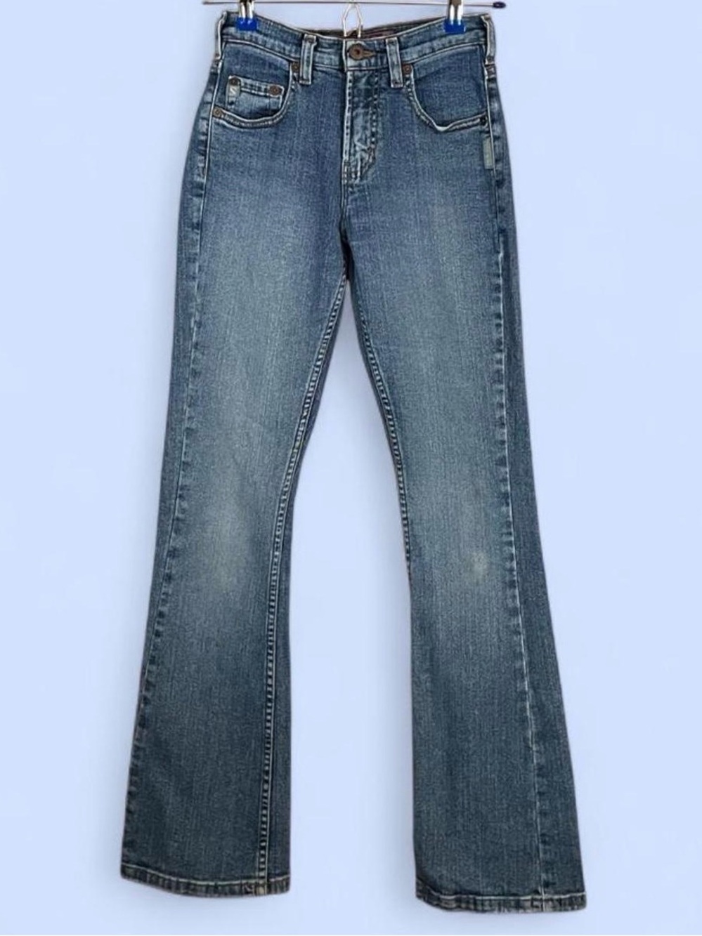 Silver Jeans Y2K Bootcut Flare Jeans 26/30 Medium Wash Stretch Denim Canadian